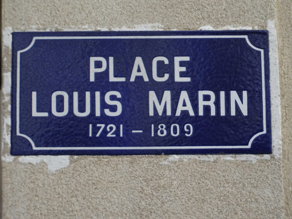 Place Louis MARIN plaque